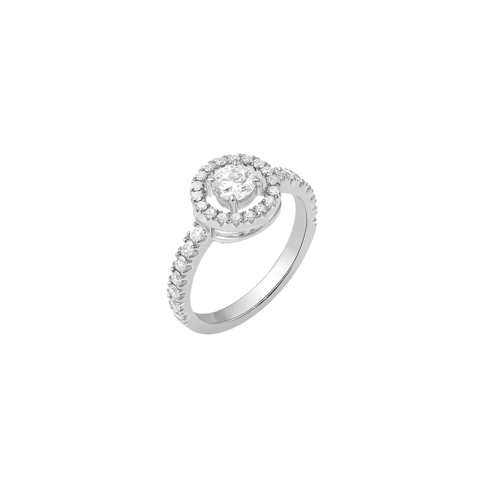 Round Shaped Diamond Ring Image