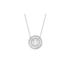 Dia double halo Pendant Thumbnail