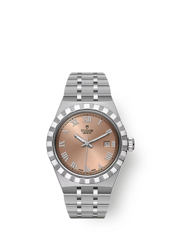 TUDOR ROYAL - 28 mm steel case - Salmon dial