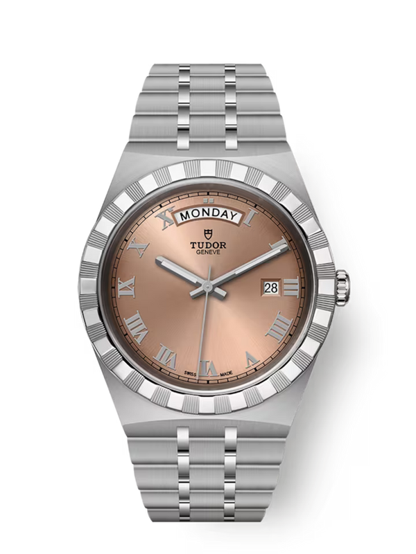 TUDOR ROYAL - 41 mm steel case - Salmon dial