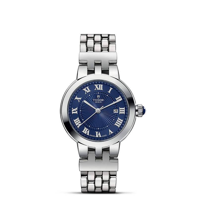 Clair de Rose - 30mm steel dial - Blue dial