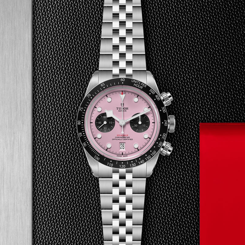 BLACK BAY CHRONO - 41 mm steel case - Pink dial