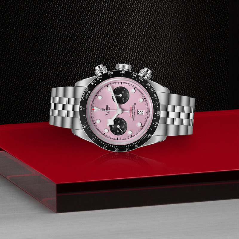 BLACK BAY CHRONO - 41 mm steel case - Pink dial