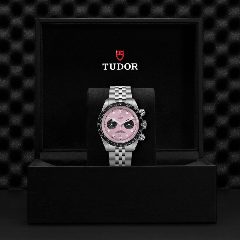 BLACK BAY CHRONO - 41 mm steel case - Pink dial