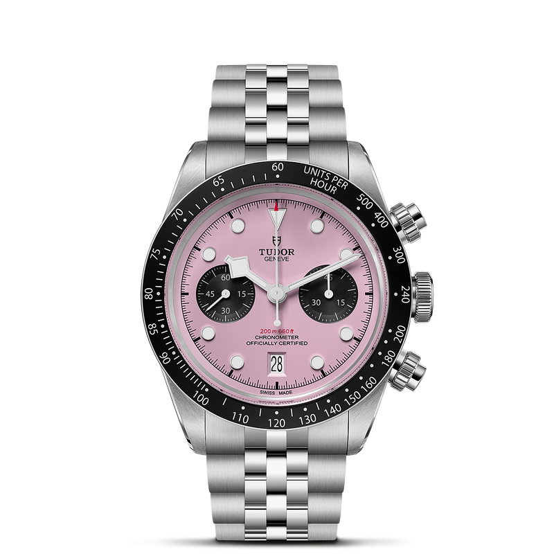 BLACK BAY CHRONO - 41 mm steel case - Pink dial